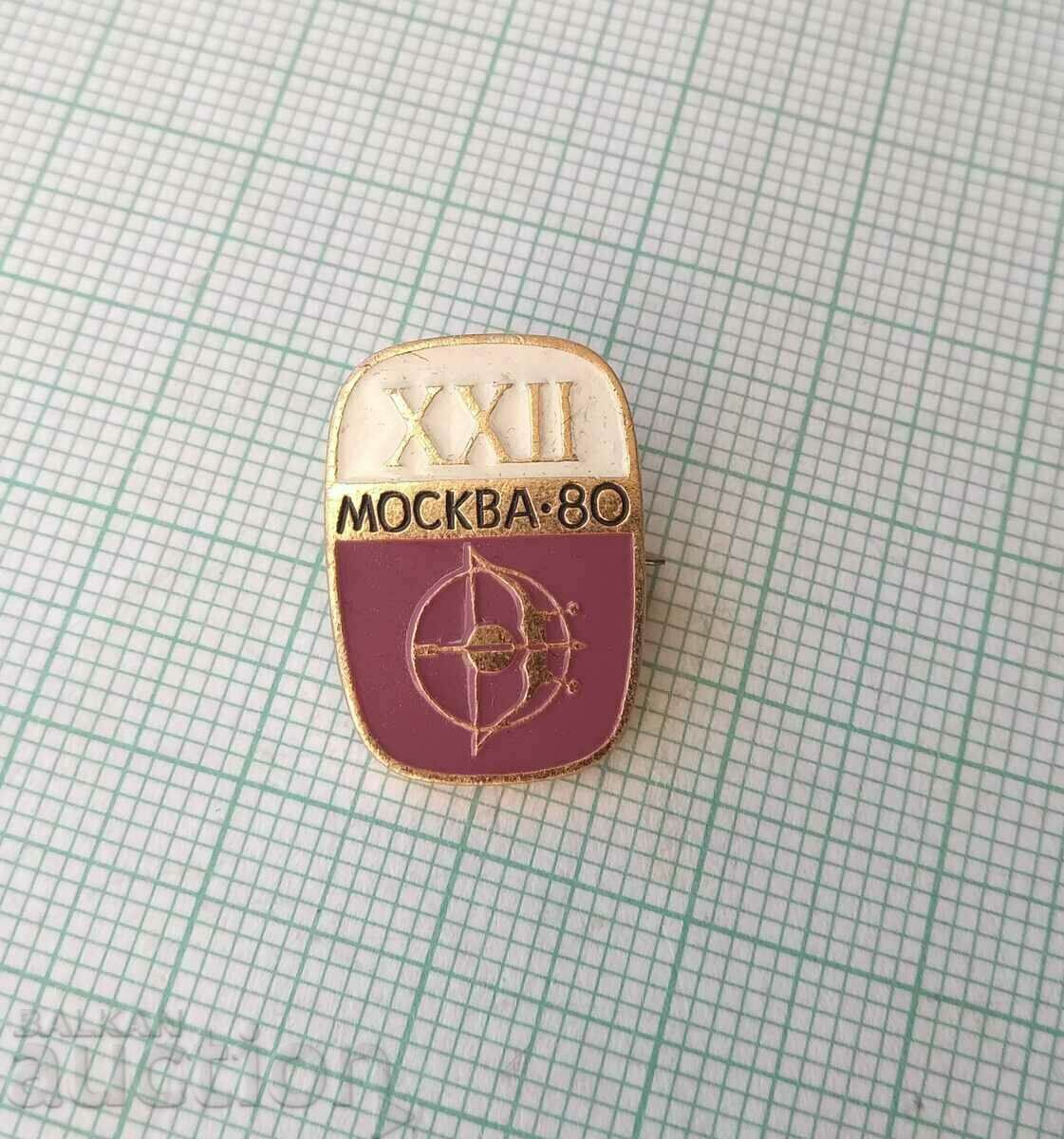 Auction  14327 Badge - Olympics Moscow 1980