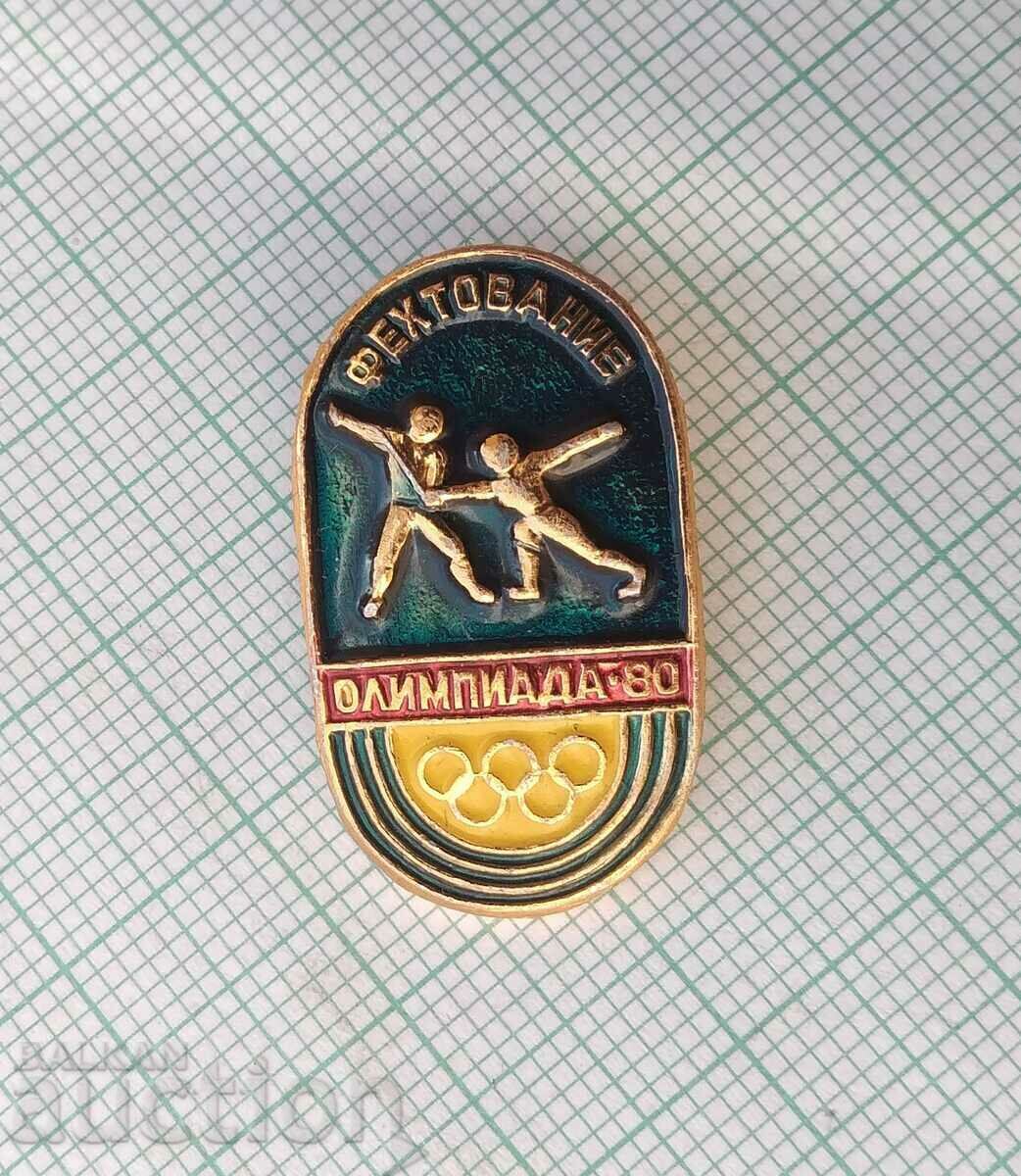 Auction 14329 Badge - Olympics Moscow 1980 Auction 14329 Badge - Olympics Moscow 1980
