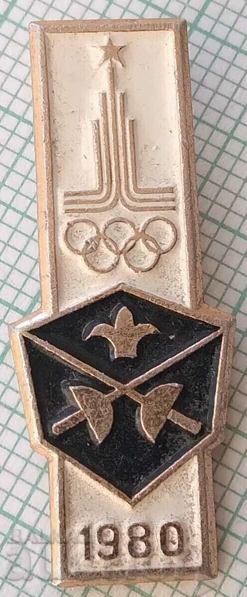 14340 Insigna - Jocurile Olimpice de la Moscova 1980