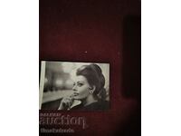 Card/photo Italian actress Sophia Loren