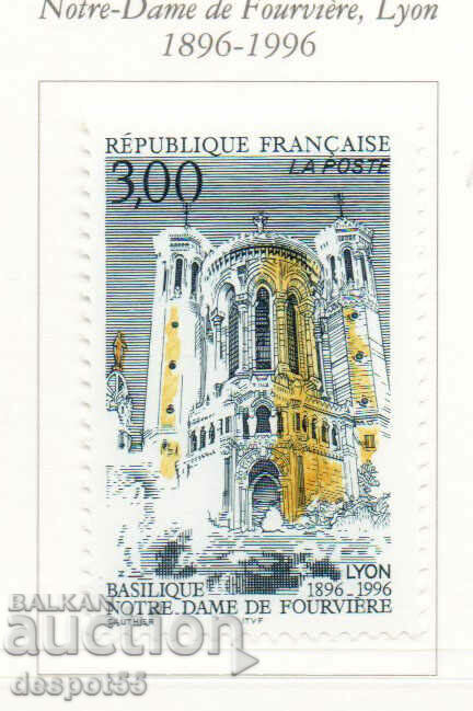 1996. France. Fourviére church.