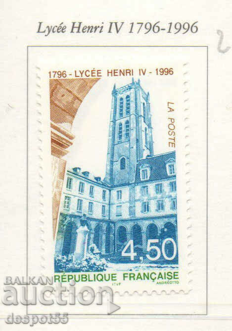 1996. Franţa. Aniversarea a 200 de ani de la liceul Henri IV.
