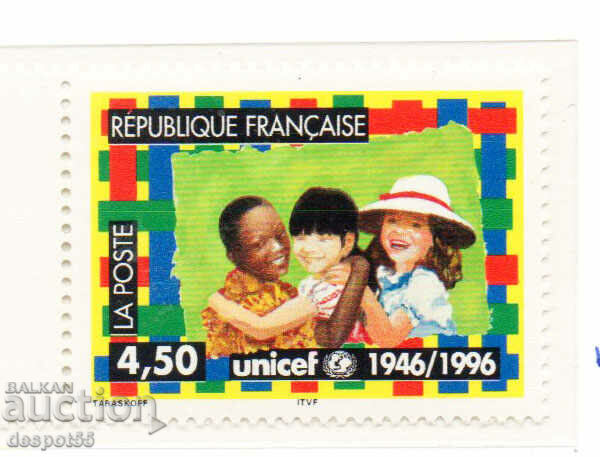 1996. France. UNICEF's 50th Anniversary.