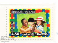 1996. Franţa. 50 de ani de la UNICEF.