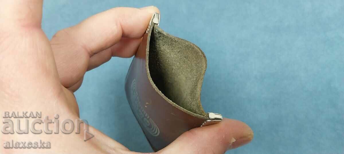 Leather social keychain - 6