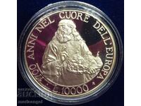 San Marino 10000 lira 2000 jubilee 1700 of the republic