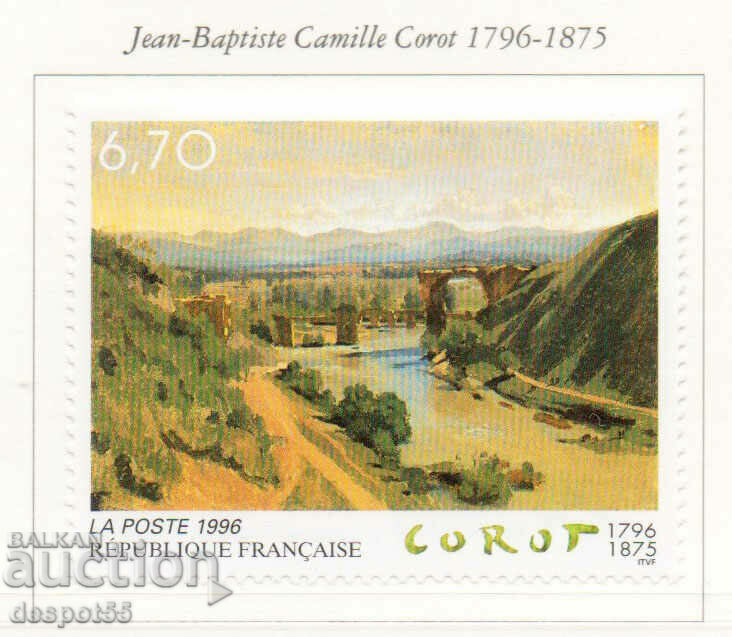 1996. Γαλλία. 200 χρόνια από τη γέννηση της Camille Corot.