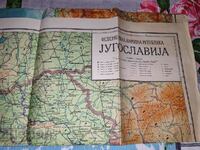 Old tourist map