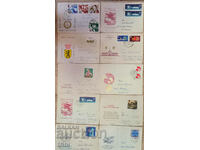 Ταξιδιωτικοί φάκελοι με γραμματόσημα GDR 10 τεμάχια #9