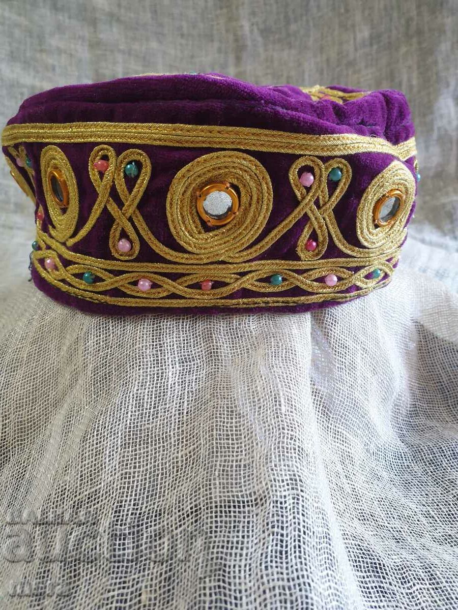 Ritual velvet hat, tinsel hat with price 40.00 BGN | € 20.45 Ritual velvet hat, tinsel hat with price 40.00 BGN | € 20.45