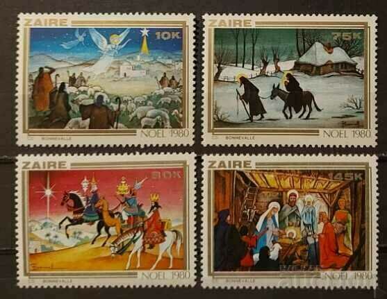 Заир 1980 Коледа/Религия/Коне MNH