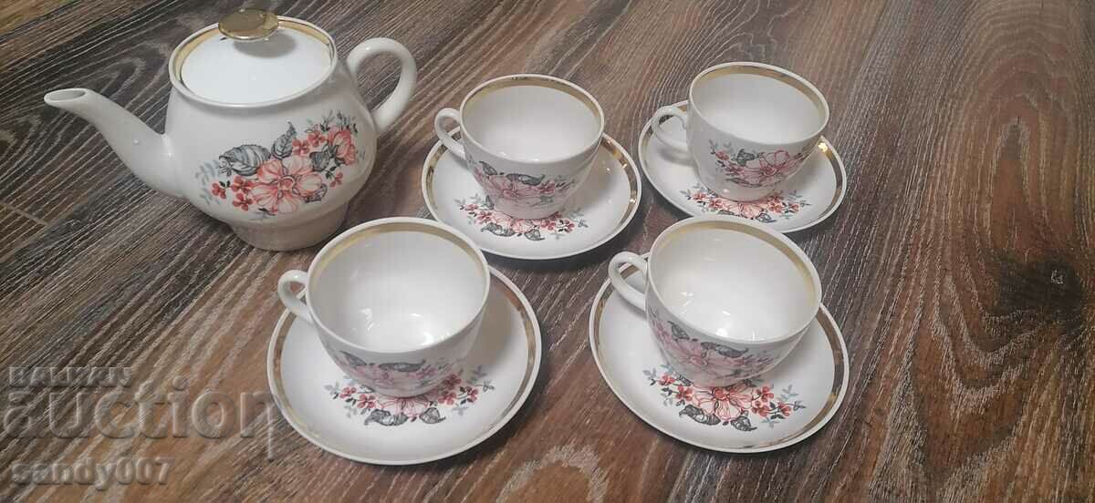 Antique Porcelain Service for Coffee/Tea USSR PFZ