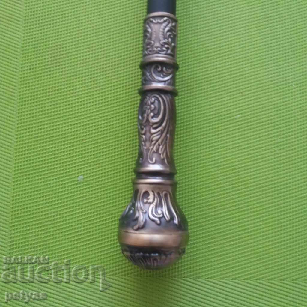 Elegant and stylish cane style "Art Nouveau" + dagger