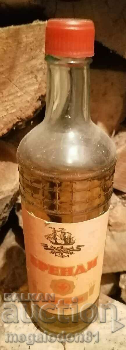 An old bottle of brandy for collectors