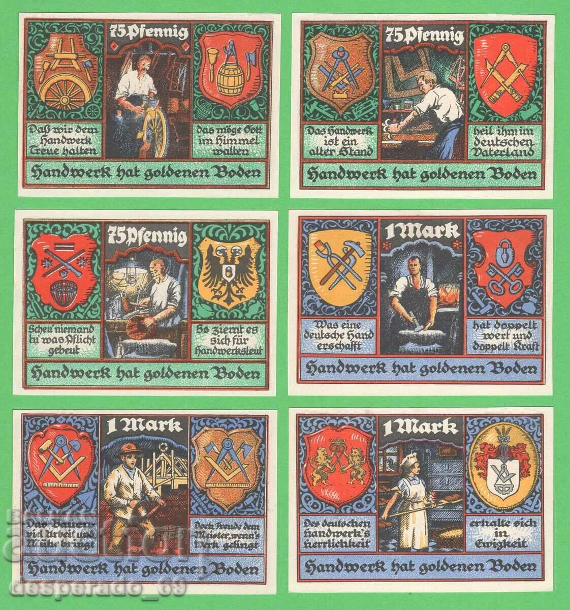 Auction (¯`'•.¸NOTGELD (city Stolzenau) 1921 UNC -12 pcs. banknotes '´¯) Auction (¯`'•.¸NOTGELD (city Stolzenau) 1921 UNC -12 pcs. banknotes '´¯)