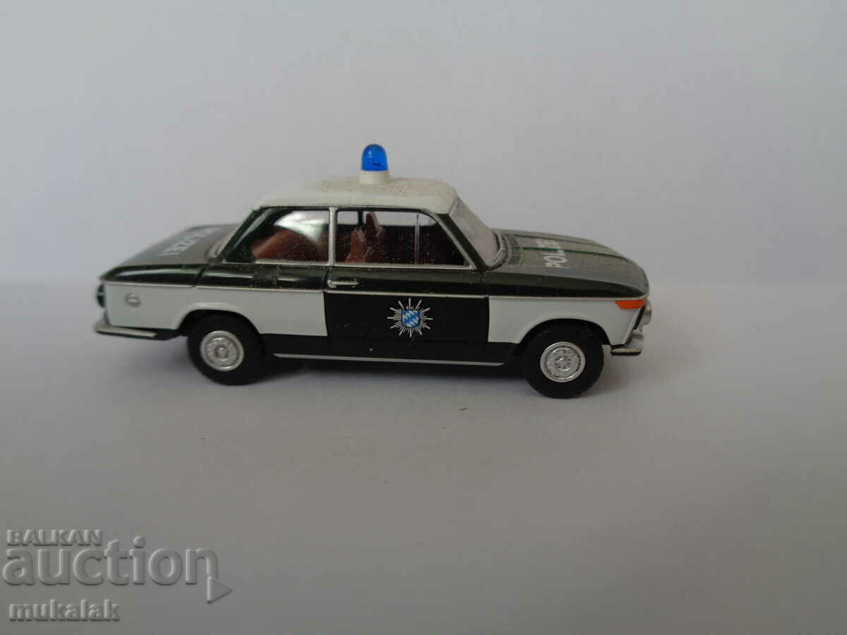 Auction WIKING 1:87 H0 BMW 2002 POLICE TOY CAR MODEL Auction WIKING 1:87 H0 BMW 2002 POLICE TOY CAR MODEL