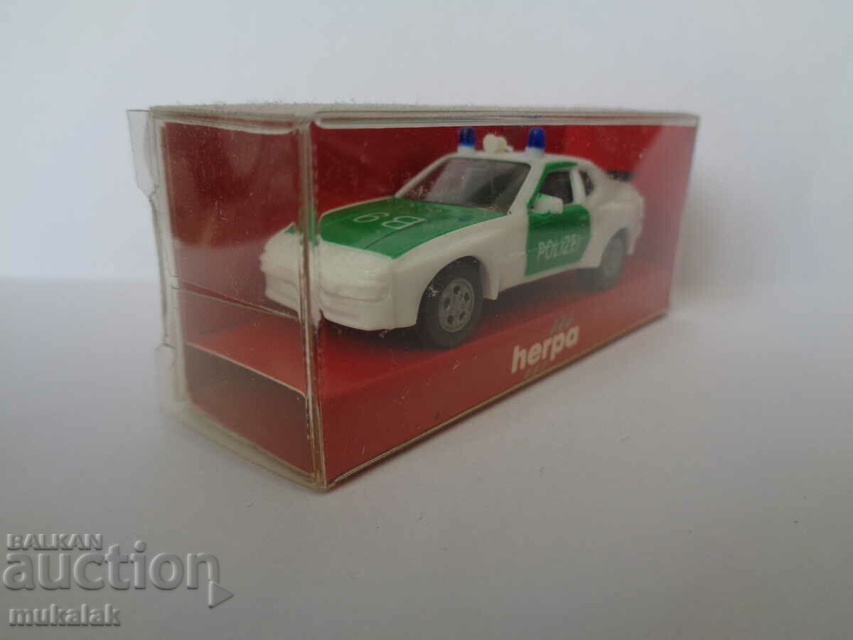 HERPA 1:87 H0 PORSCHE 944 POLICE TOY TROLLEY MODEL with price 15.00 BGN | € 7.67 HERPA 1:87 H0 PORSCHE 944 POLICE TOY TROLLEY MODEL with price 15.00 BGN | € 7.67