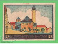 (¯`'•.¸NOTGELD (city Weida) 1921 UNC- -75 pfennig¸.•'´¯)