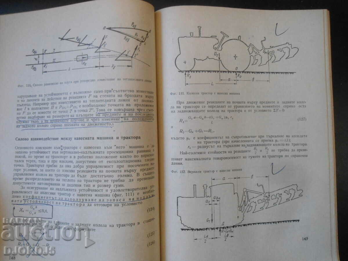 Auction  Agricultural machines, I. Georgiev, St. Stanev, St. Shishkov
