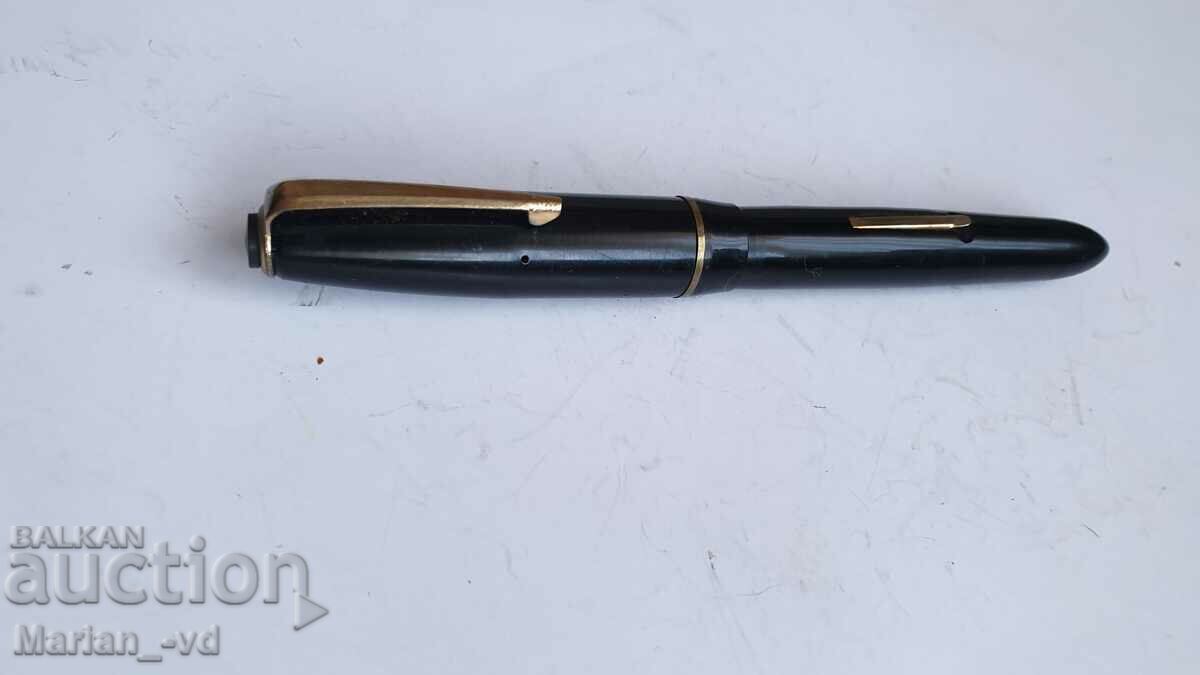 Old French fountain pen with gilt nib - 6