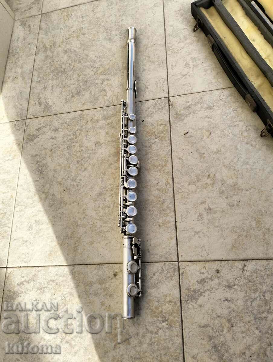 Old silver plated flute, head missing with price 249.99 BGN | € 127.82 Old silver plated flute, head missing with price 249.99 BGN | € 127.82