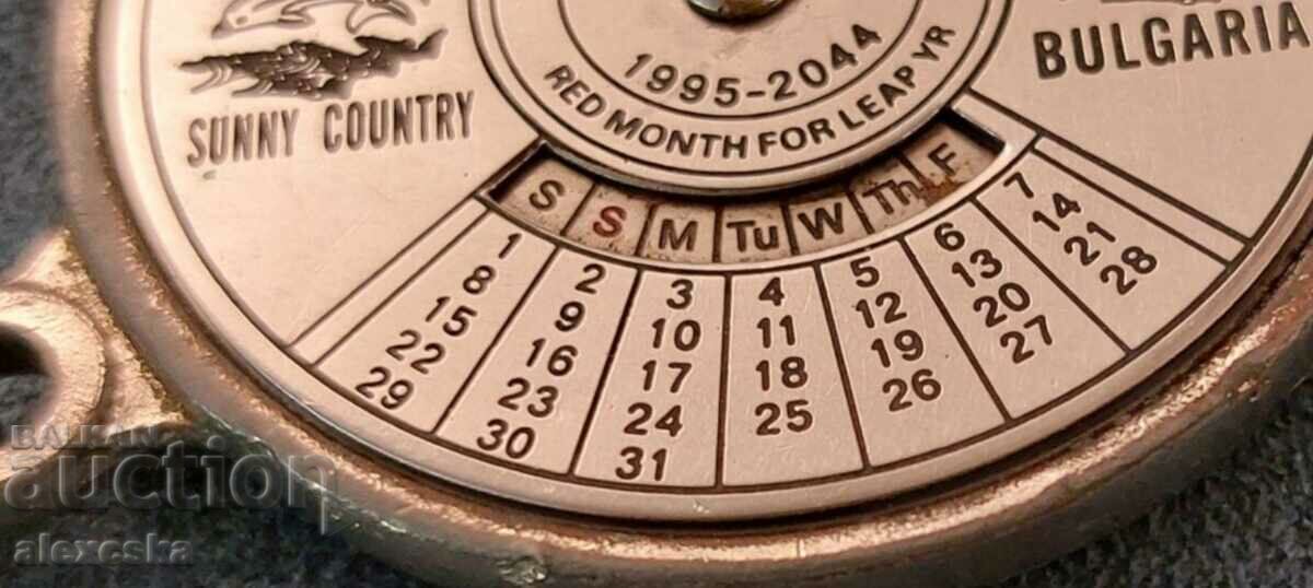 Old Keychain - Perpetual Calendar - 6 Old Keychain - Perpetual Calendar - 6