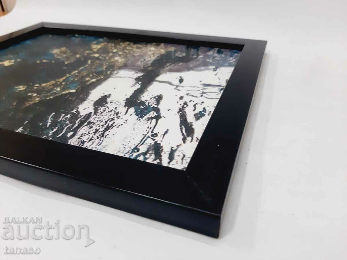 Fluid art painting, fiberboard with frame (14.3) - 5 Fluid art painting, fiberboard with frame (14.3) - 5