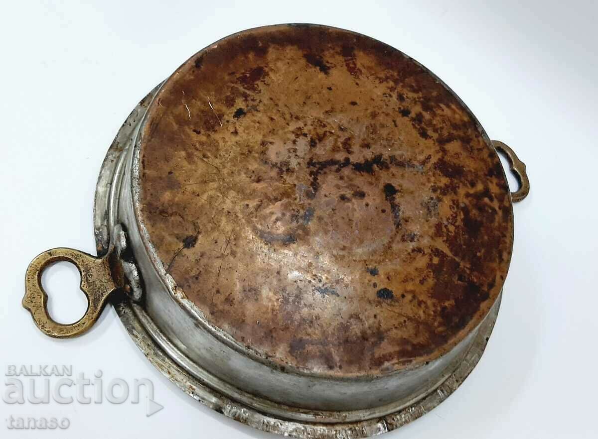 Старинна медна тава 1932, маркировки(9.3) - 6