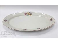 Old porcelain plate - platter (10.2)