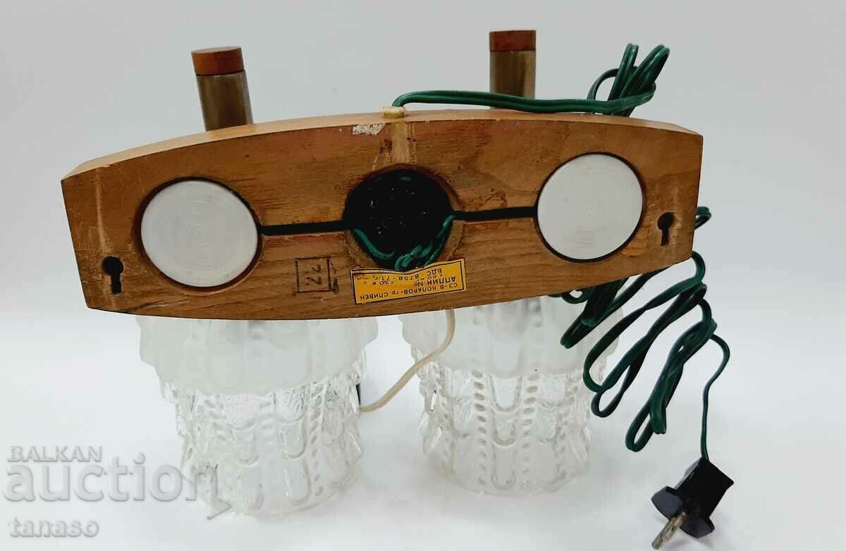 Wall sconce, double with lampshades(15.4) - 5 Wall sconce, double with lampshades(15.4) - 5