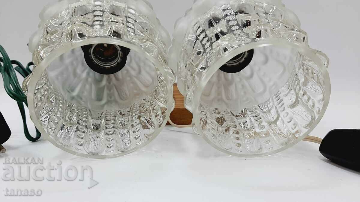 Wall sconce, double with lampshades(15.4) - 7 Wall sconce, double with lampshades(15.4) - 7