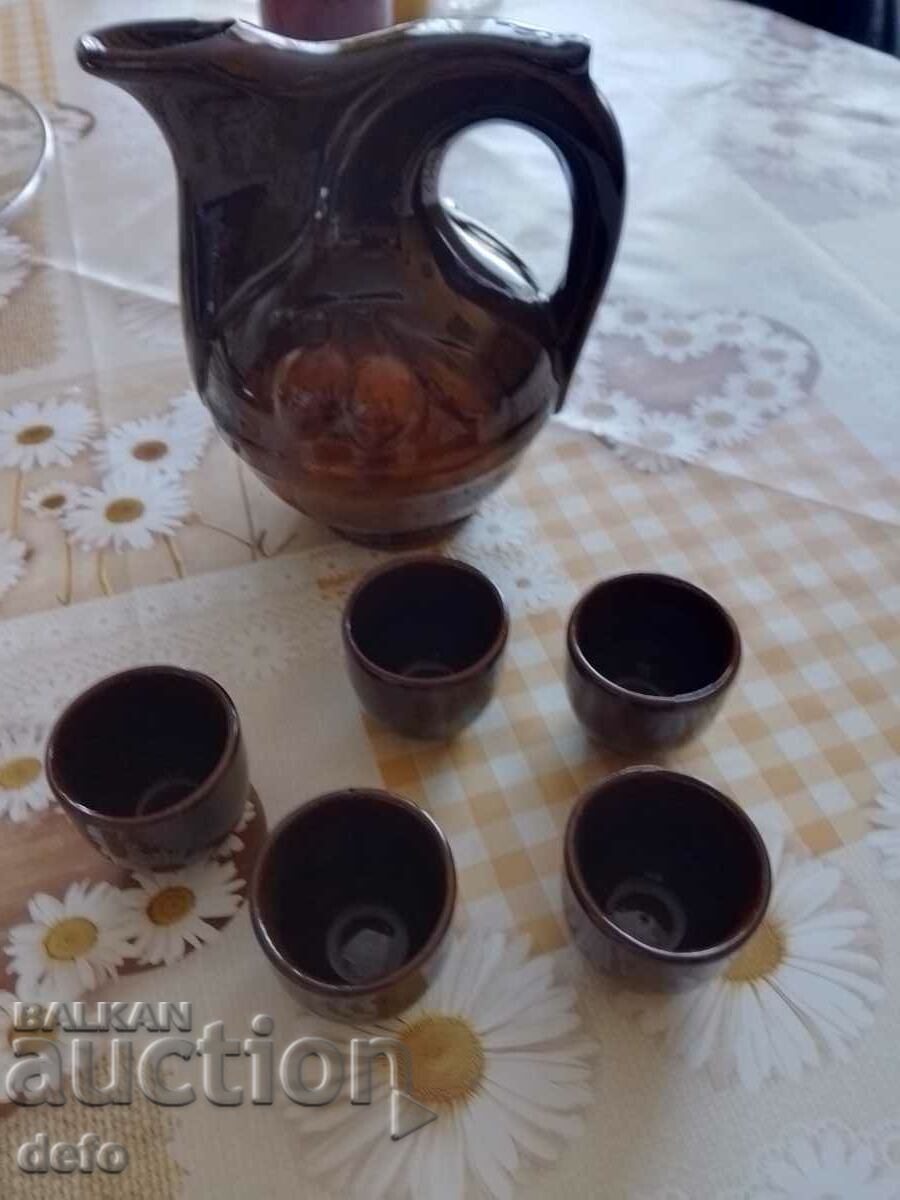 Ceramic service, Bulgarian with price 12.00 BGN | € 6.14 Ceramic service, Bulgarian with price 12.00 BGN | € 6.14