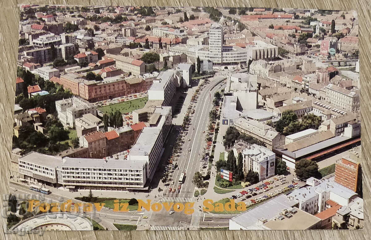 Novi Sad, Serbia - Social UNSIGNED Postcard