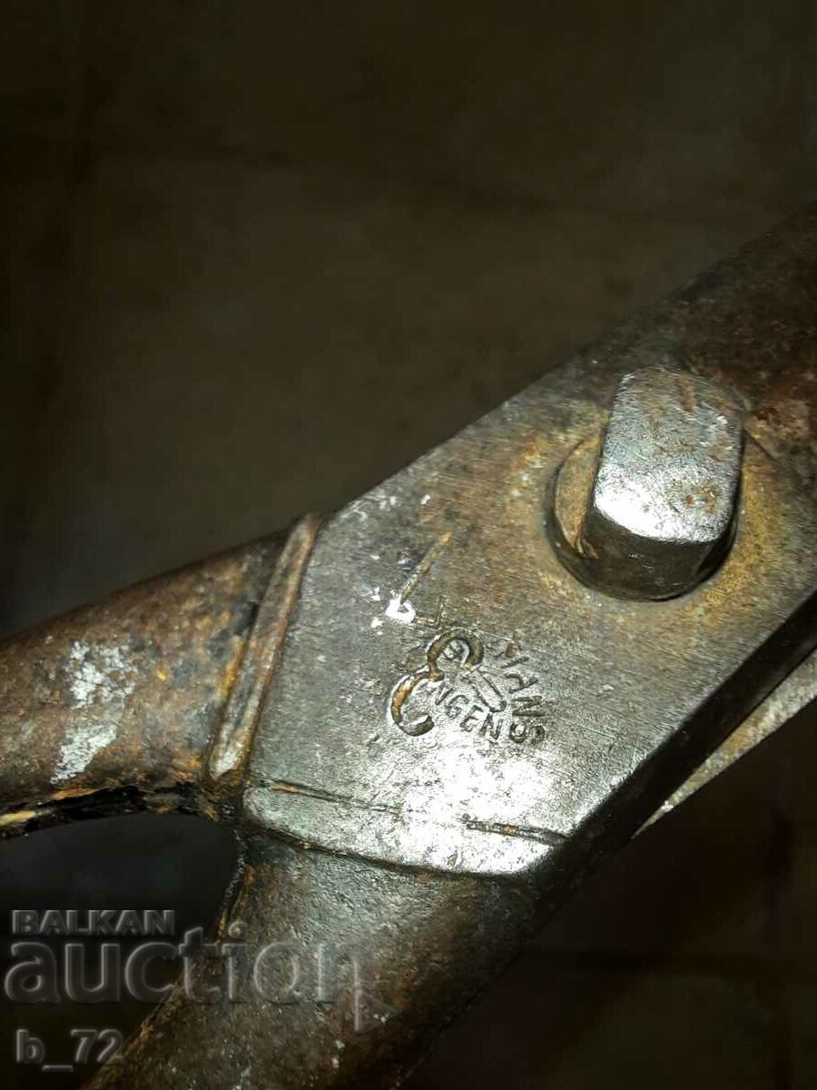 Auction Old Solingen Abadge scissors, for collection Auction Old Solingen Abadge scissors, for collection