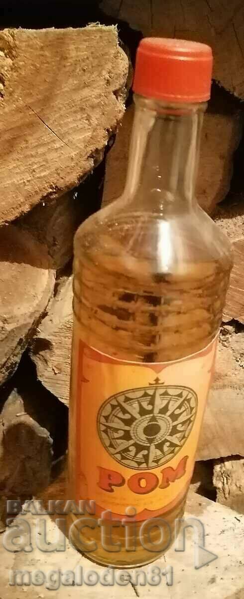 Old rum bottle, for collectors