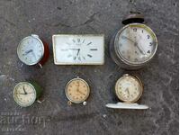 Lot of alarm clocks