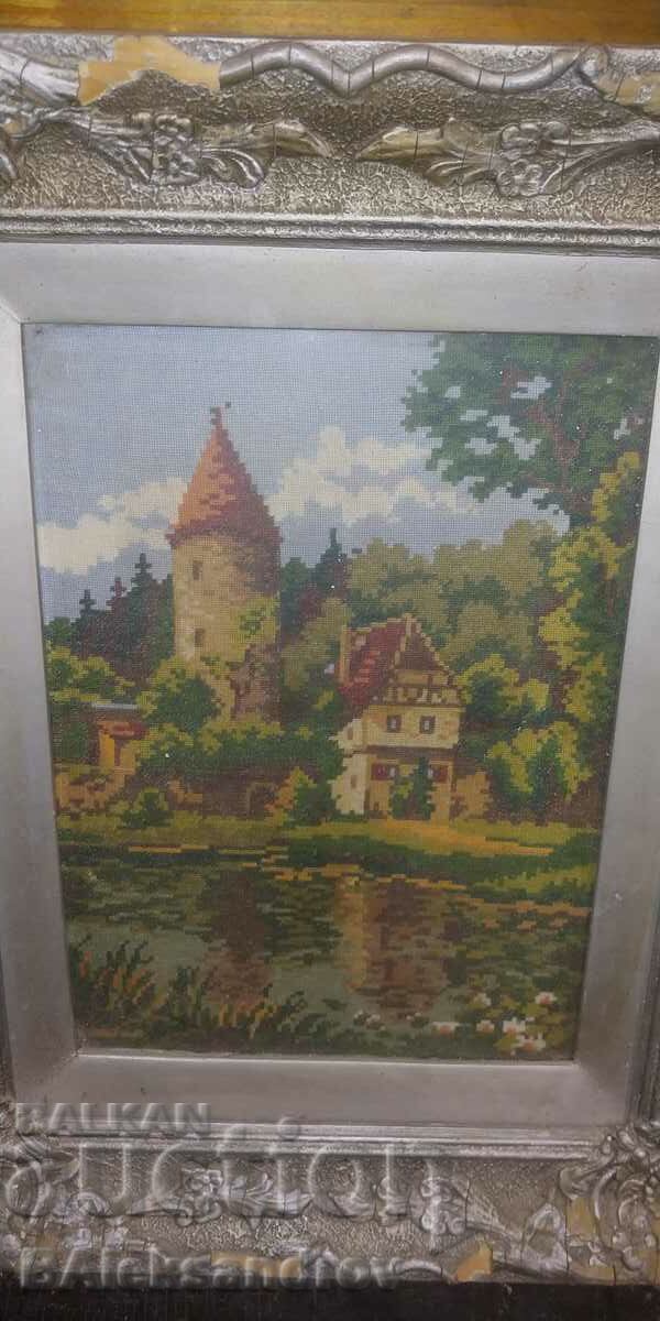 Delivery of Large old framed tapestry Delivery of Large old framed tapestry