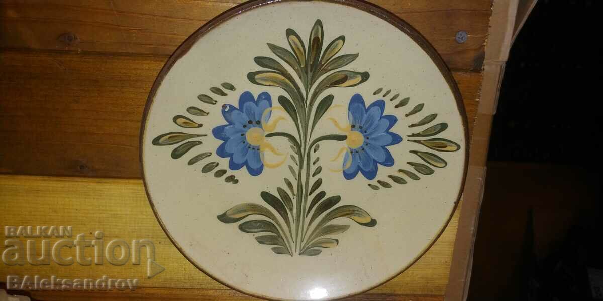 Licitație Lot două plăci de perete bg. Ceramica glazura