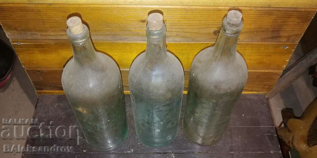 Lot of vintage bottles with price 9.00 BGN | € 4.60