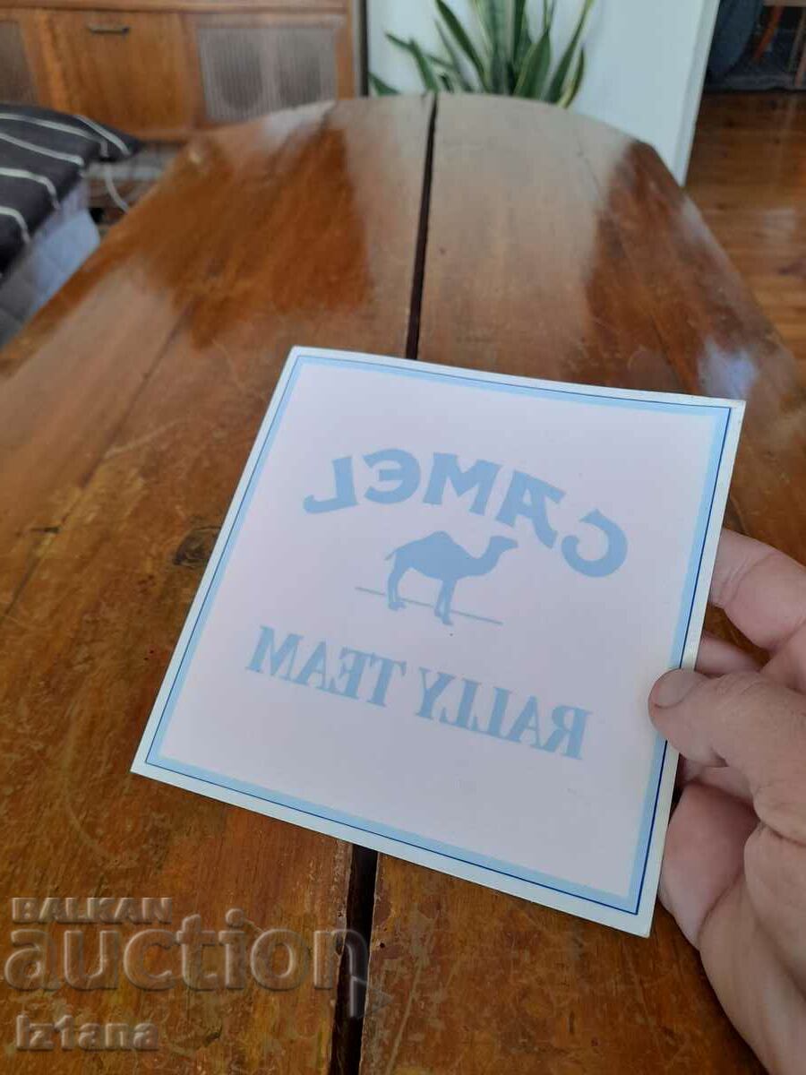 Auction Sticker, Camel Rally Team sticker Auction Sticker, Camel Rally Team sticker