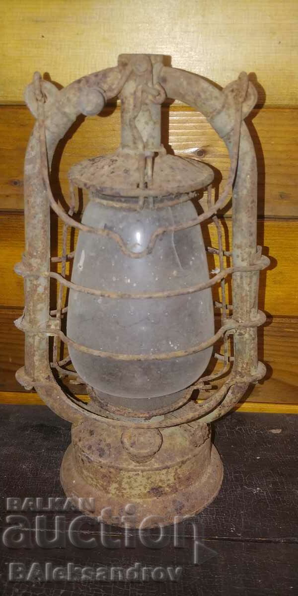 Old military German lantern