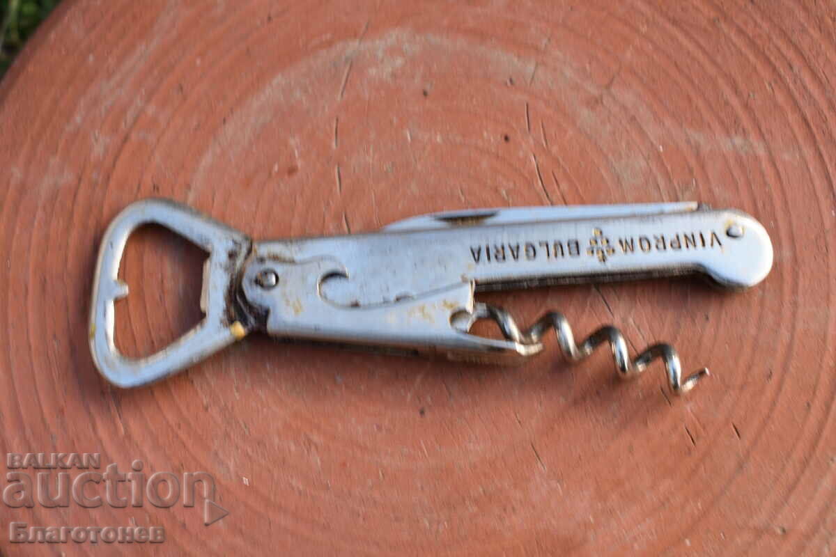 Auction Old knife corkscrew opener Auction Old knife corkscrew opener