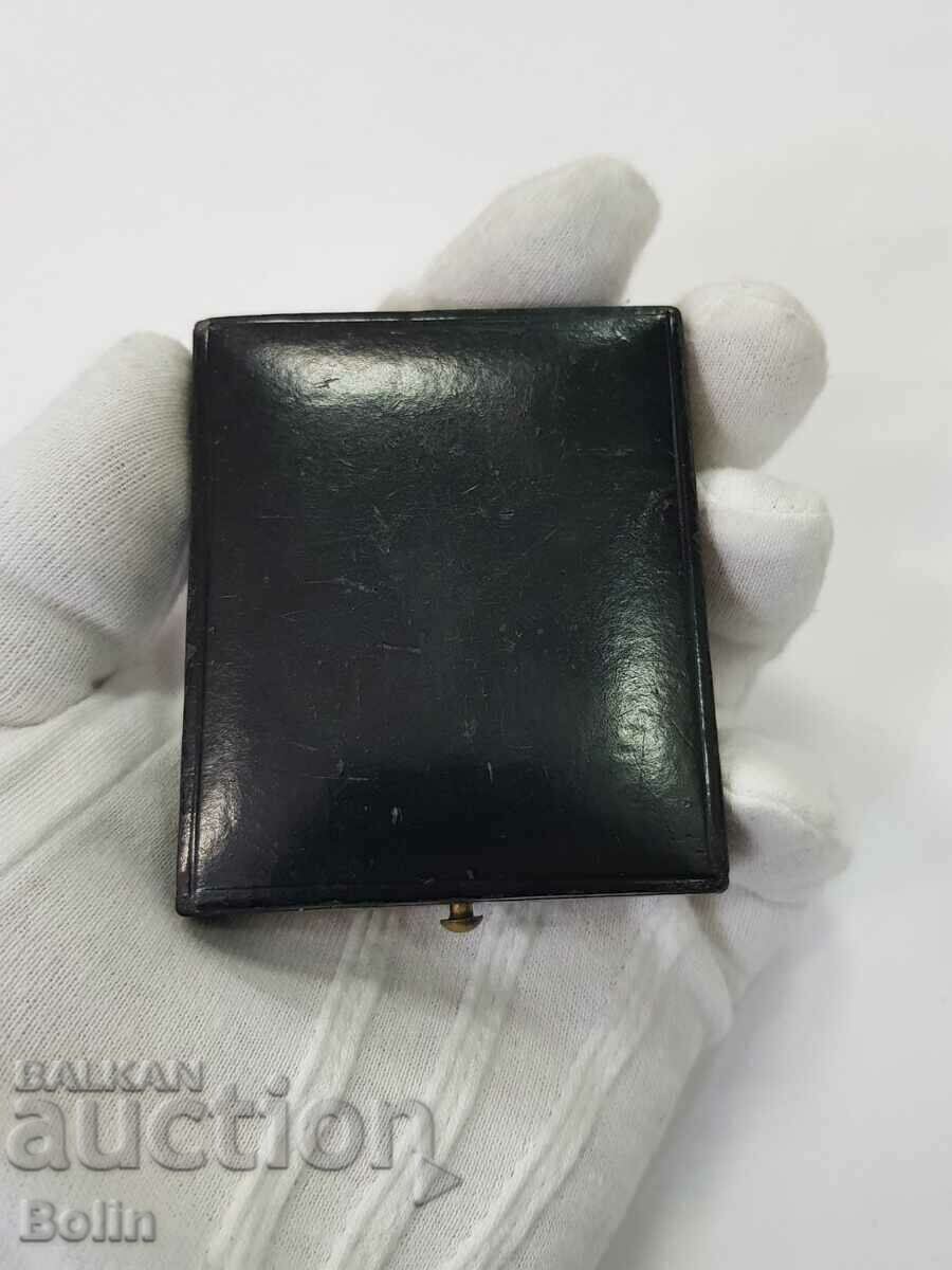 Princely silver medal Exhibition in Plovdiv 1892 with box - 5 Princely silver medal Exhibition in Plovdiv 1892 with box - 5