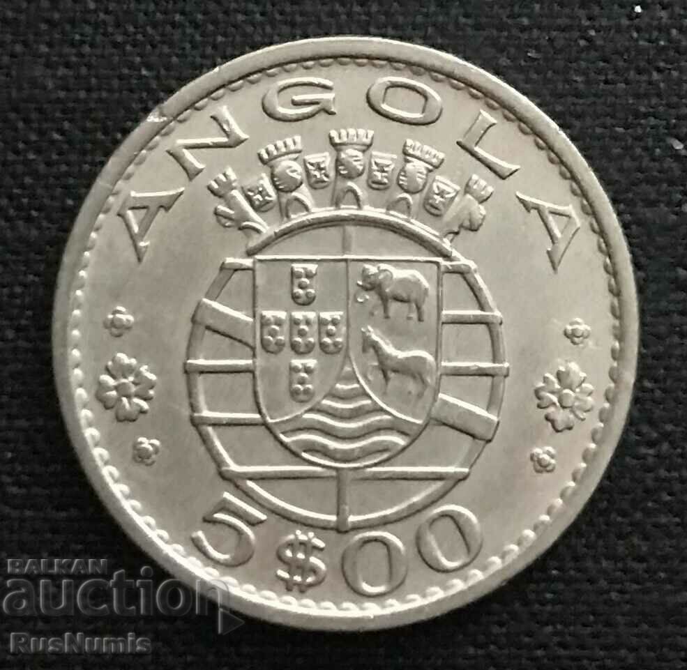 Angola. 5 escudos 1972