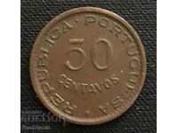 Mozambic. 50 centavos 1957