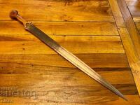 An exact replica of a bronze sword