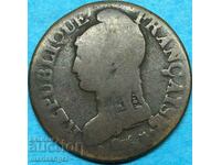 France 5 centimes 1796 Lan 5 Bronze