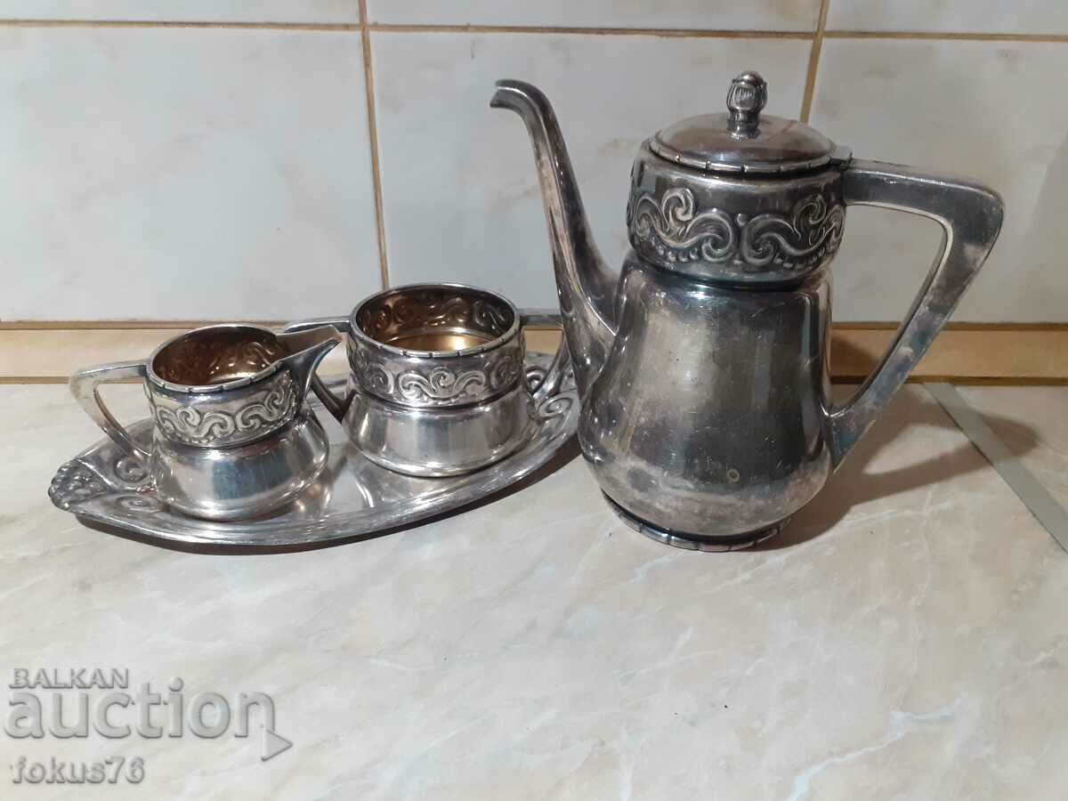 Great boards Eneret Astral thick silver plated tea set with price 240.00 BGN | € 122.71 Great boards Eneret Astral thick silver plated tea set with price 240.00 BGN | € 122.71