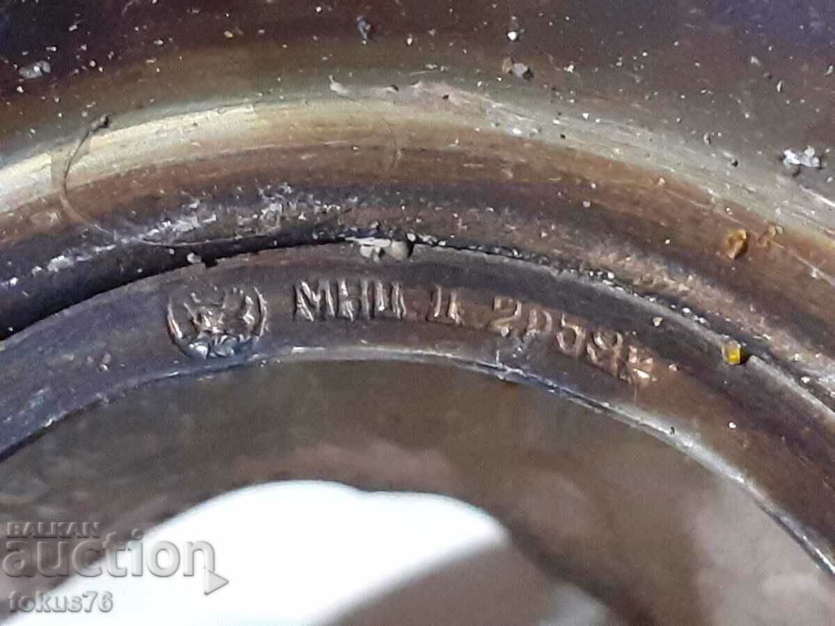 Set of 6 silver-plated Russian Soviet coasters - 5 Set of 6 silver-plated Russian Soviet coasters - 5