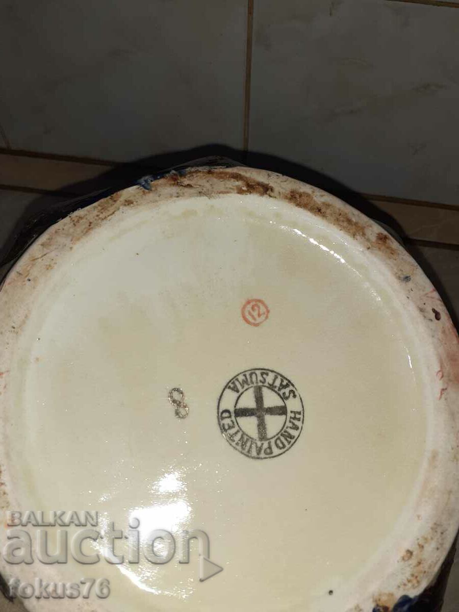 Vechi bol satsuma unic marca din porțelan satsuma - 5